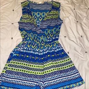 Ladies romper multi color